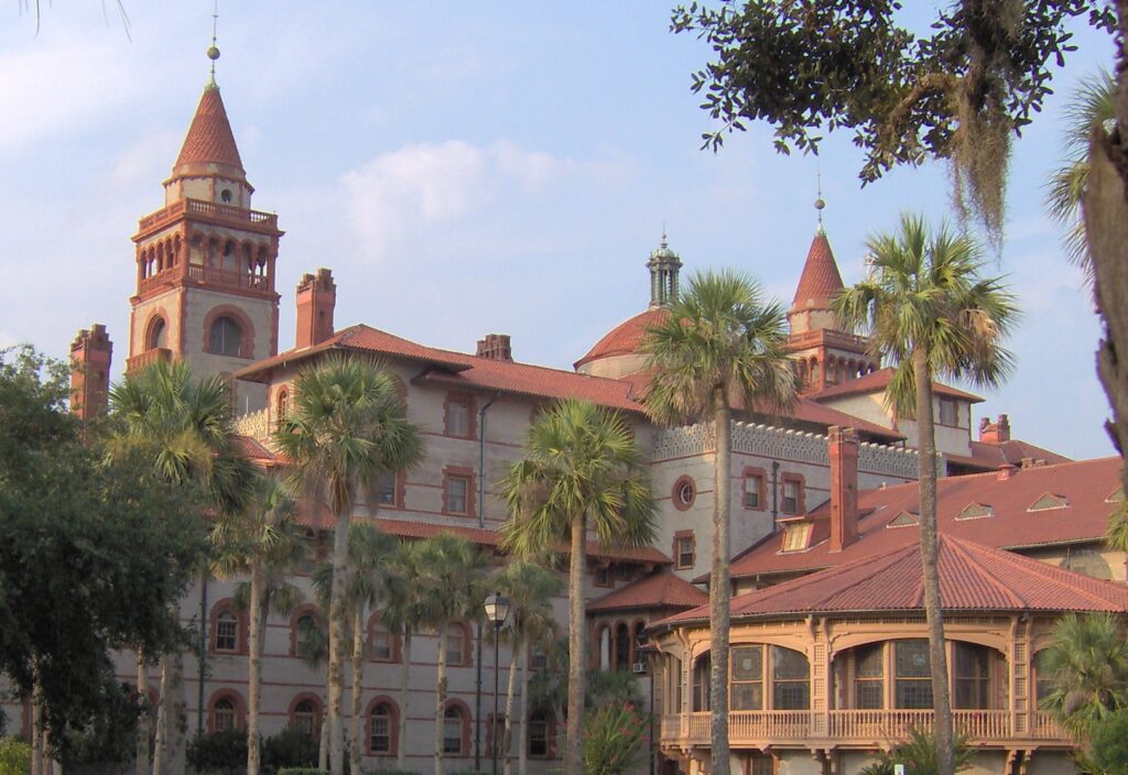 Flagler College entrance, Henry Flagler's former Hotel Ponce de Leon