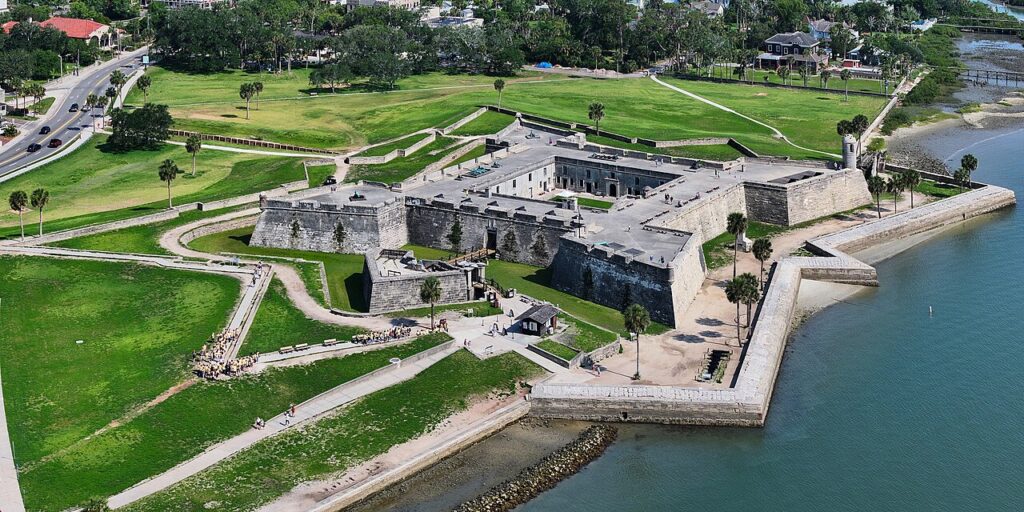 Castillo de San Marcos, the oldest masonry fort in the United States