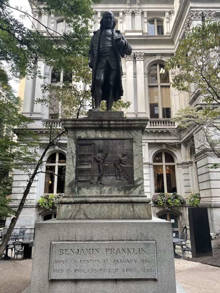 Benjamin Franklin Statue