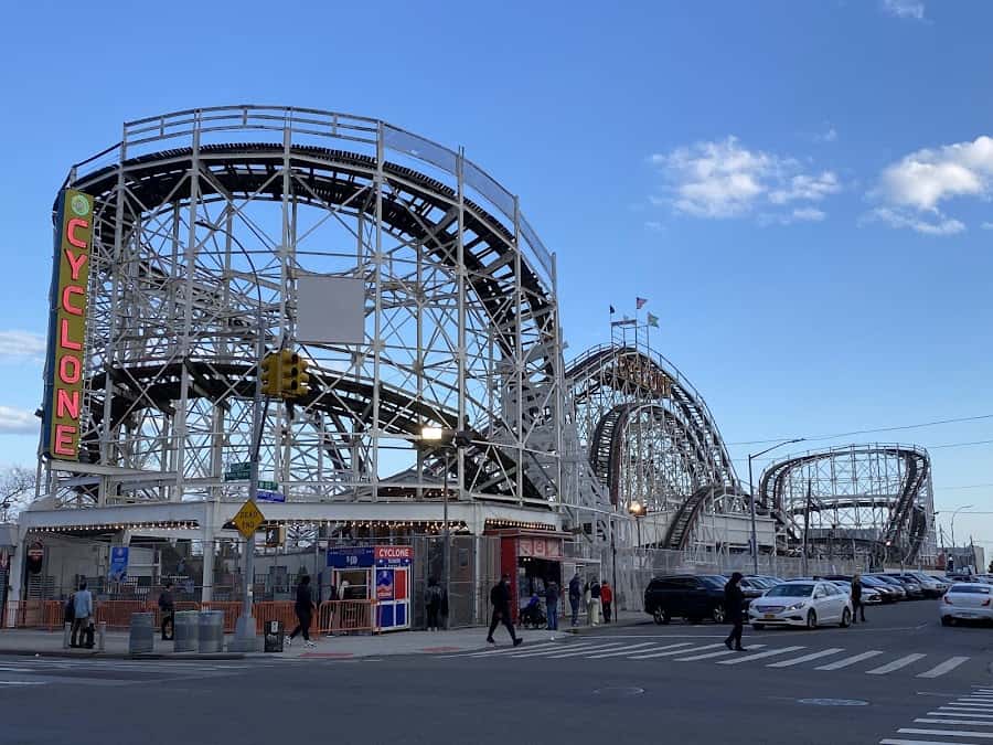 The Cyclone Roller Coaster